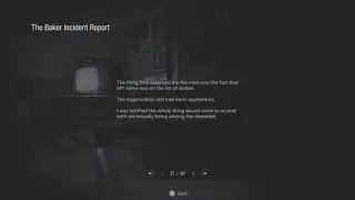 Resident Evil Village, The Baker Incident Report Analysis