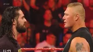 Brock Lesnar Vs Seth Rollins WWE RAW 20 May 2019