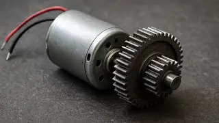 ⚙️ How Gear Mechanism Works in a DC Motor | Simple Explanation. #Motor #dcmotor #Gear 