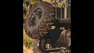 UTV/ATV Hitch Mounted Spare Tire Carrier