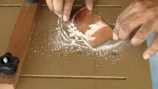 cutting fiberglass PCB in  circles