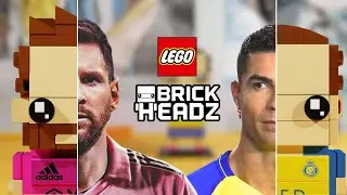 Building Lionel Messi & Cristiano Ronaldo as LEGO Brickheadz!