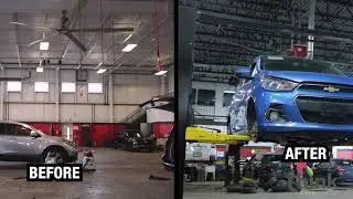 Think Green Solutions LED lighting upgrade for Mark Wilson's Auto Group
