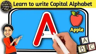 Alphabet writing with WATRstar | Alphabet tracing | Capital Letter | Phonics |