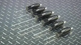 Klutch Screwdriver Set With Bolt Ends - 6-Pc.