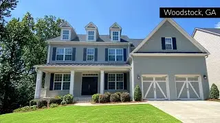 Home For Sale in Woodstock, Georgia - 5 bedrooms - 3.5 baths #AtlantaHomesForSale