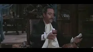 The Great Race (1965) - Professor Fate, Max and Reporter at the Mansion, Garage Falls Down