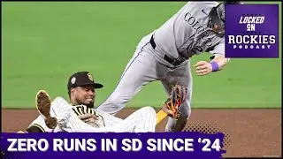 The Colorado Rockies have scored four runs in five games, lose sixth straight game
