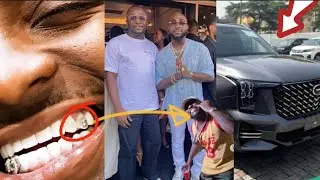 Davido Showoff his New Diamond Teeth worth $500,000 as He Dash Out 68 Million Car