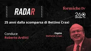 Radar | 25 anni dalla scomparsa di Bettino Craxi. Intervista a Stefania Craxi