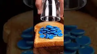 #asmr #bread #crunchy #glass #knife #miniature #blue #tablets #bluetablets #brown #glass #bat