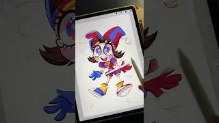 Drawing POMNI 💕✨The Amazing Digital Circus🎪  by ARTY PIE🥧 #quickdrawing #anime #drawing  #digitalart