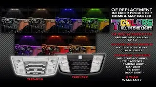 TRUX TLED-IF10/20 7-Color All-in-One Light | OE Replacement for 2018+ Freightliner Cascadia