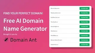 Free AI Domain Name Generator - Domain Ant