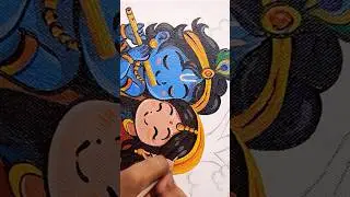 Radha Krishna Drawing 🌸 #shorts #radhakrishna #art #drawing