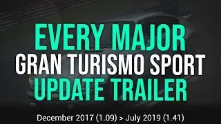 All Gran Turismo Sport Content Update Trailers (+ Song Titles) &mdash; Dec. 2017 (1.09) ➝ Jul. 2019 (1.41)
