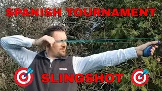 Spanish tournament slingshot review, competitive catapult shooting