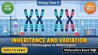 homozygous heterozygous pure lines class 12 biology part 4