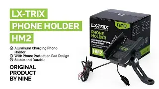 NINE - VIDEO KATALOG LX-TRIX HM2 - PHONE HOLDER WITH USB FOR MOTORCYCLE