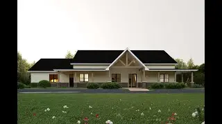 Cozy Barndo Design | 4 Beds & 3.5 Baths | Plan 4100-00020