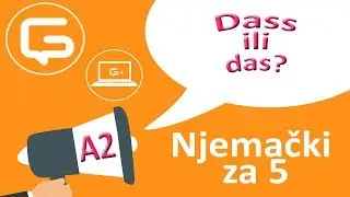 Njemački za 5: Dass ili das? Dass rečenice u njemačkom jeziku (epizoda 21)