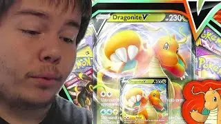 Opening the Dragonite V Box Pok&eacute;mon Cards - Old Summer Video meaning i forgot to upload this earlier