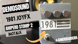 Pedal de Drive 1981 Joyfx + Ampero Stomp