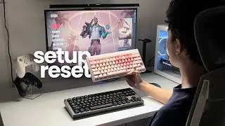 holiday after hours 🎮 setup reset, new gaming keyboards (Womier SK87 & SK71 Pro)