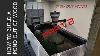 How I build a pond in wood | How to fold a rubberliner | Grow out Pond | Part 2 | Eng Subs
