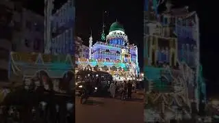 Jashan-e-Milad-un-Nabi cheragaan|Beautiful mosque cheragaan| 12 rabi-ul-awaal|Viral video| trending