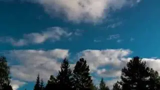 Timelapse moln