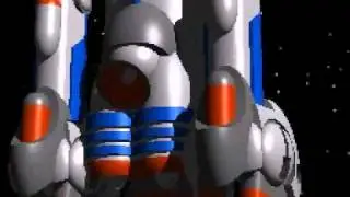 Pulstar Neo Geo CD - 3D Demo Dino246 Fighter Flying