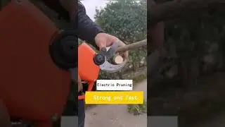 Electric garden scissors