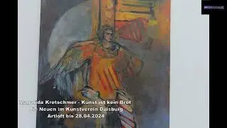 Magarida Kretschmer - Kunst ist kein Brot Die Neuen im Kunstverein Duisburg Artloft bis 28.04.2024