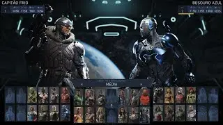 Capit&atilde;o Frio vs Besouro Azul | GELO contra TECNOLOGIA em Injustice 2