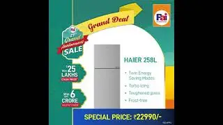 Get A Grand Deal on Haier Refrigerator At A Special Price Of Just Rs-22990/-*