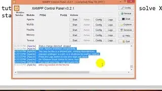 XAMPP - Apache not working  - Simple and easy fix. Very Specific