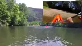 Kayaking The Orb, Roquebrun, France
