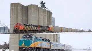 CN2409 & CN5616 / VIA6457 pass Wantead, Strathroy Sub    01/02/11