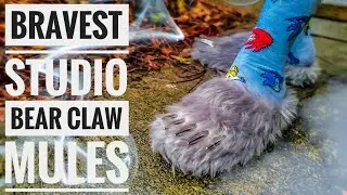 Bravest Studios Grey Bear Claw Mules review and on feet look