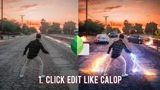 Calop Photo Glowing Photo Editing In Mobile SNAPSEED Full Tutorial 🚨