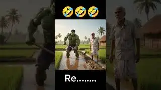 Hulk Gaya Kam Karne 😆 #ai #hulk #story