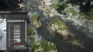Unreal Engine auto river flowmap project recreation/ressurection
