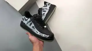 Nike Air Force 1 Low Skeleton Black BQ7541-001