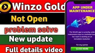 Winzo Gold is not opening problem solved|| Winzo Gold me problem solve kaise kare