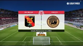 Melgar vs Cusco FC ● Liga 1 Per&uacute; 2024 ● PES 2021