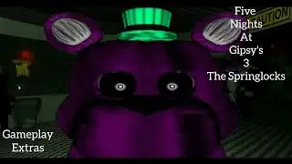 (Five Nights At Gipsy's 3 The Springlocks [classic])(gameplay+extras)