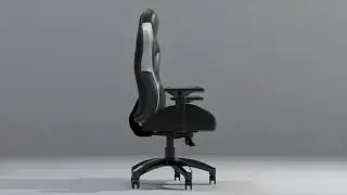 3D Mid Poly Chair