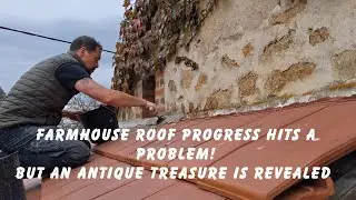 RAIN DELAY! Revealing the Antique in the French Farmhouse Roof Space + French Halloween Festival