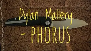 The best EDC knife for daily urban carry? The Dylan Mallery Designs - Phorus